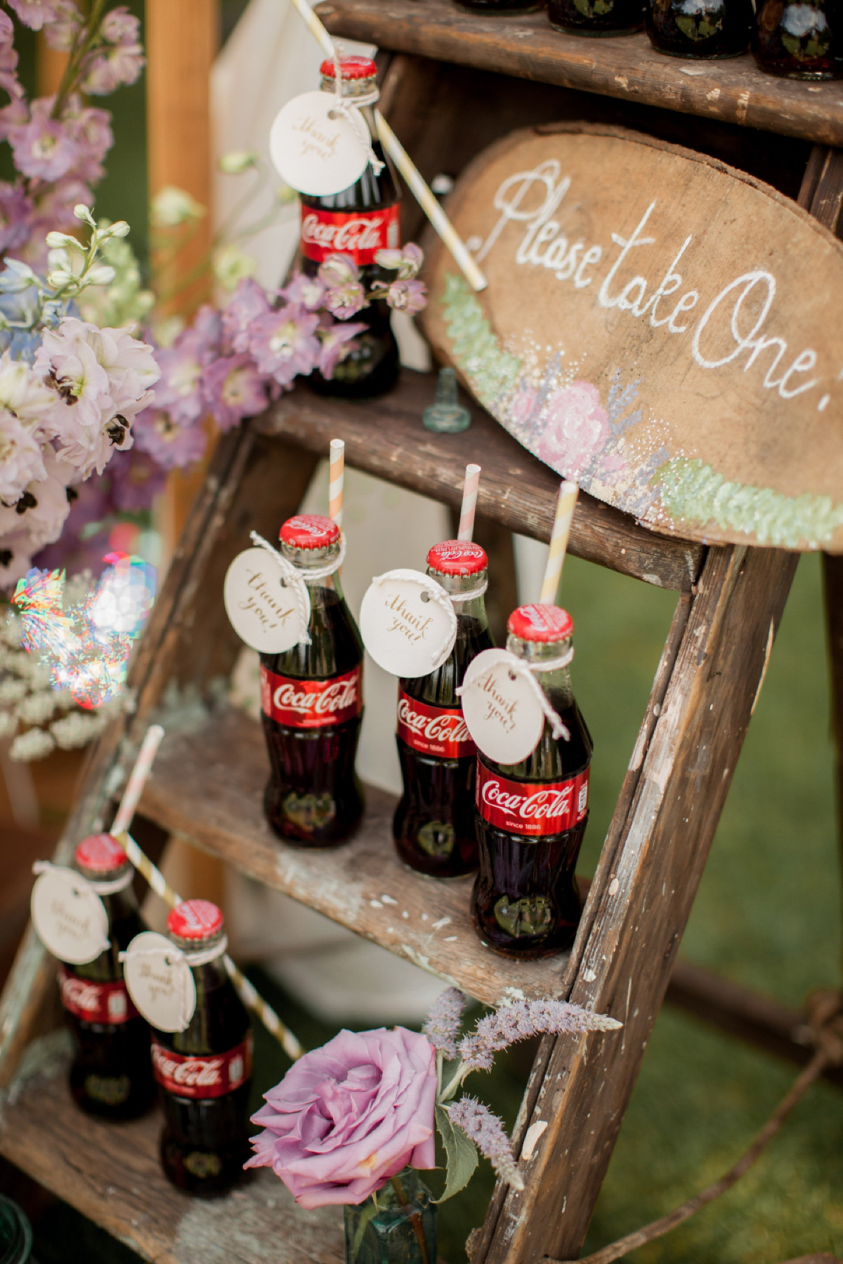 Maggie Sottero for a flower filled country garden wedding. Photography by Naomi Kenton.