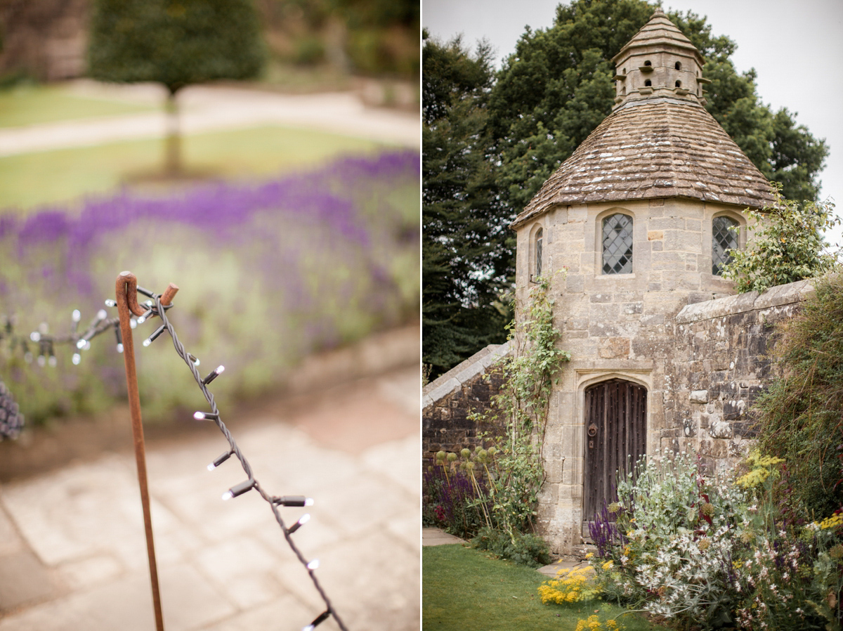 Maggie Sottero for a flower filled country garden wedding. Photography by Naomi Kenton.