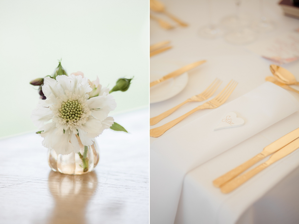 Maggie Sottero for a flower filled country garden wedding. Photography by Naomi Kenton.