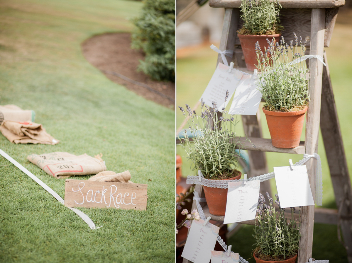 Maggie Sottero for a flower filled country garden wedding. Photography by Naomi Kenton.