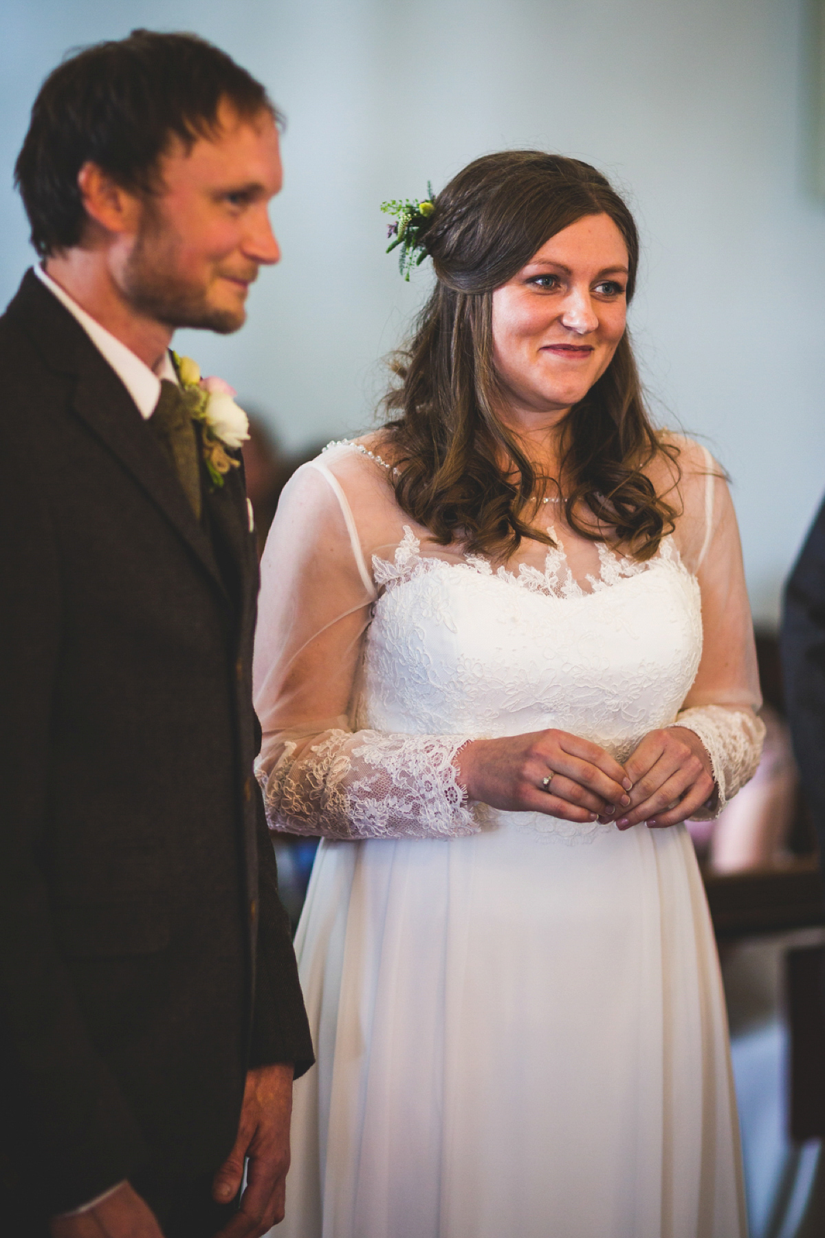 A rustic inspired North Yorkshire pub wedding. Images by Photography34.