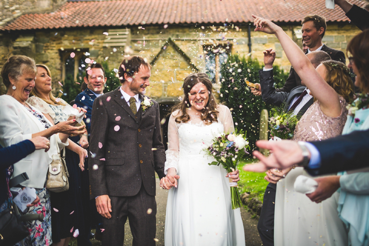 A rustic inspired North Yorkshire pub wedding. Images by Photography34.