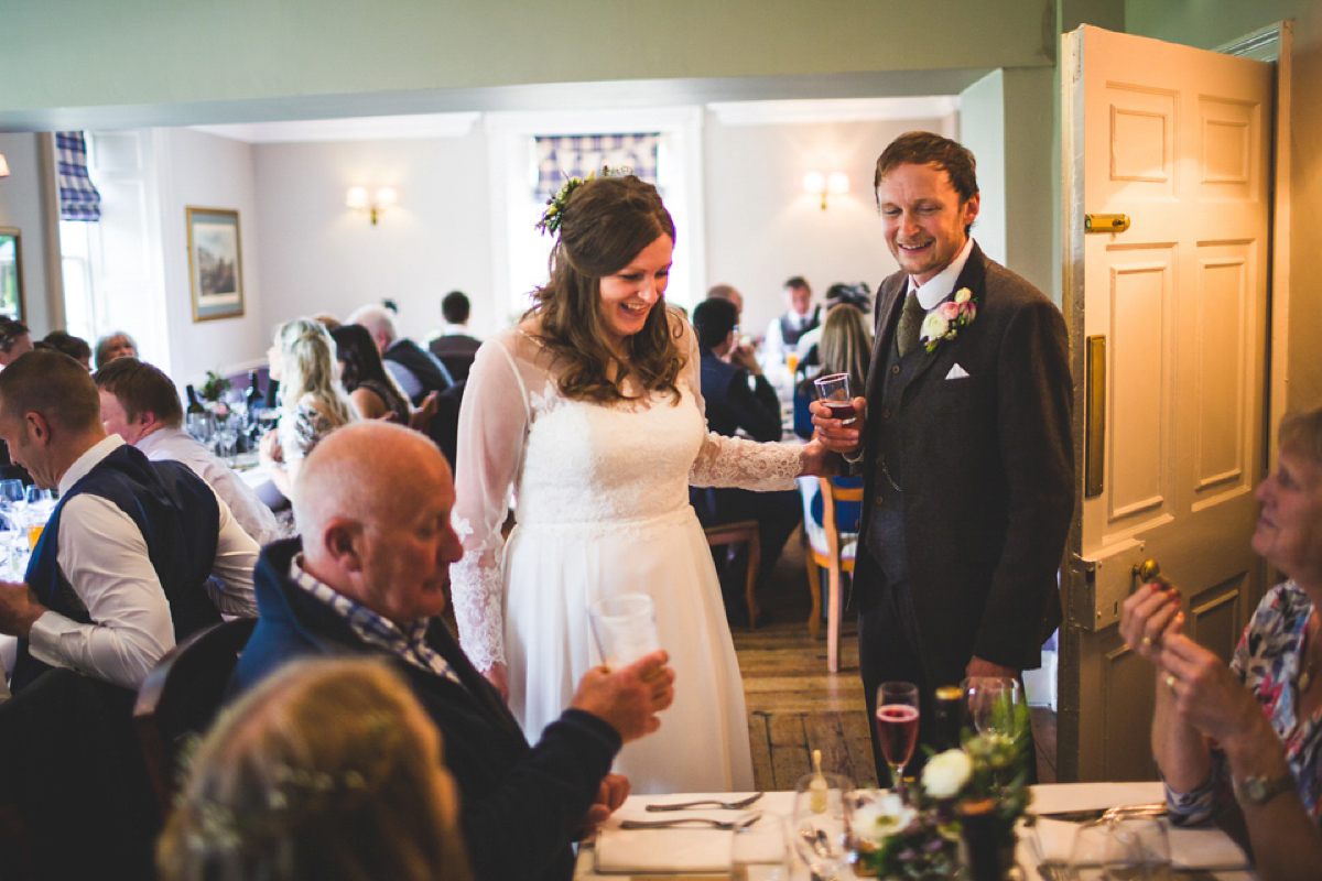 A rustic inspired North Yorkshire pub wedding. Images by Photography34.