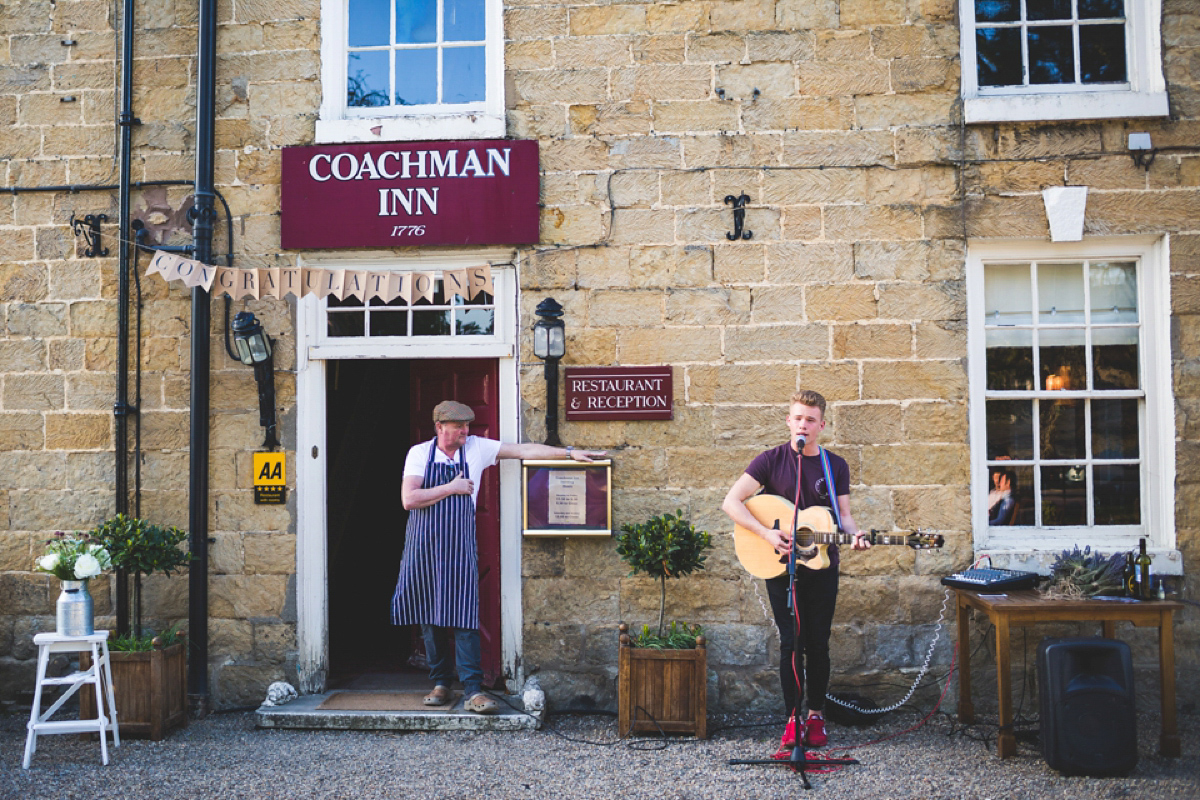 A rustic inspired North Yorkshire pub wedding. Images by Photography34.