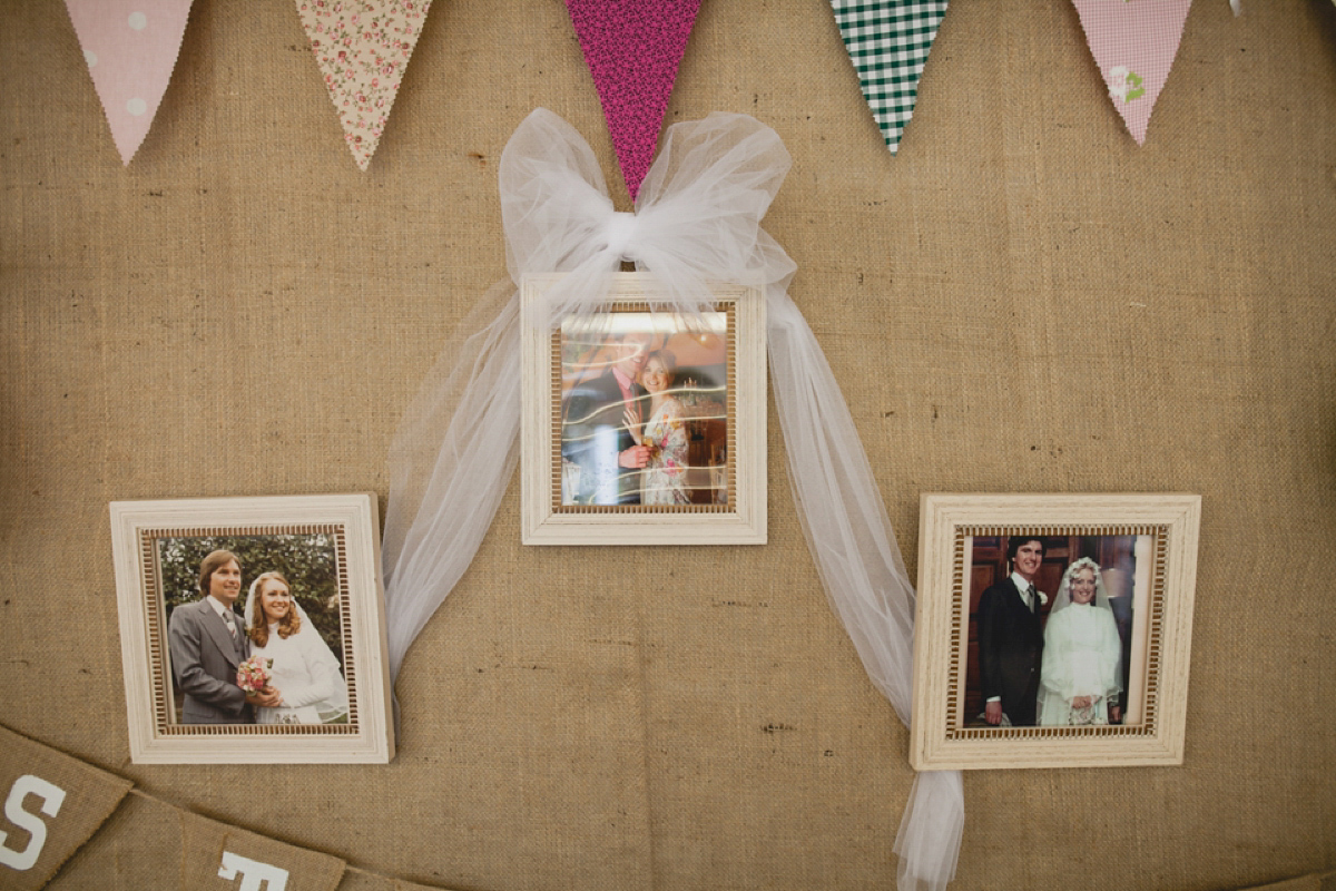 Bride Leah wears a Watters gown for her romantic and pretty English country garden wedding. Photography by Sally T.