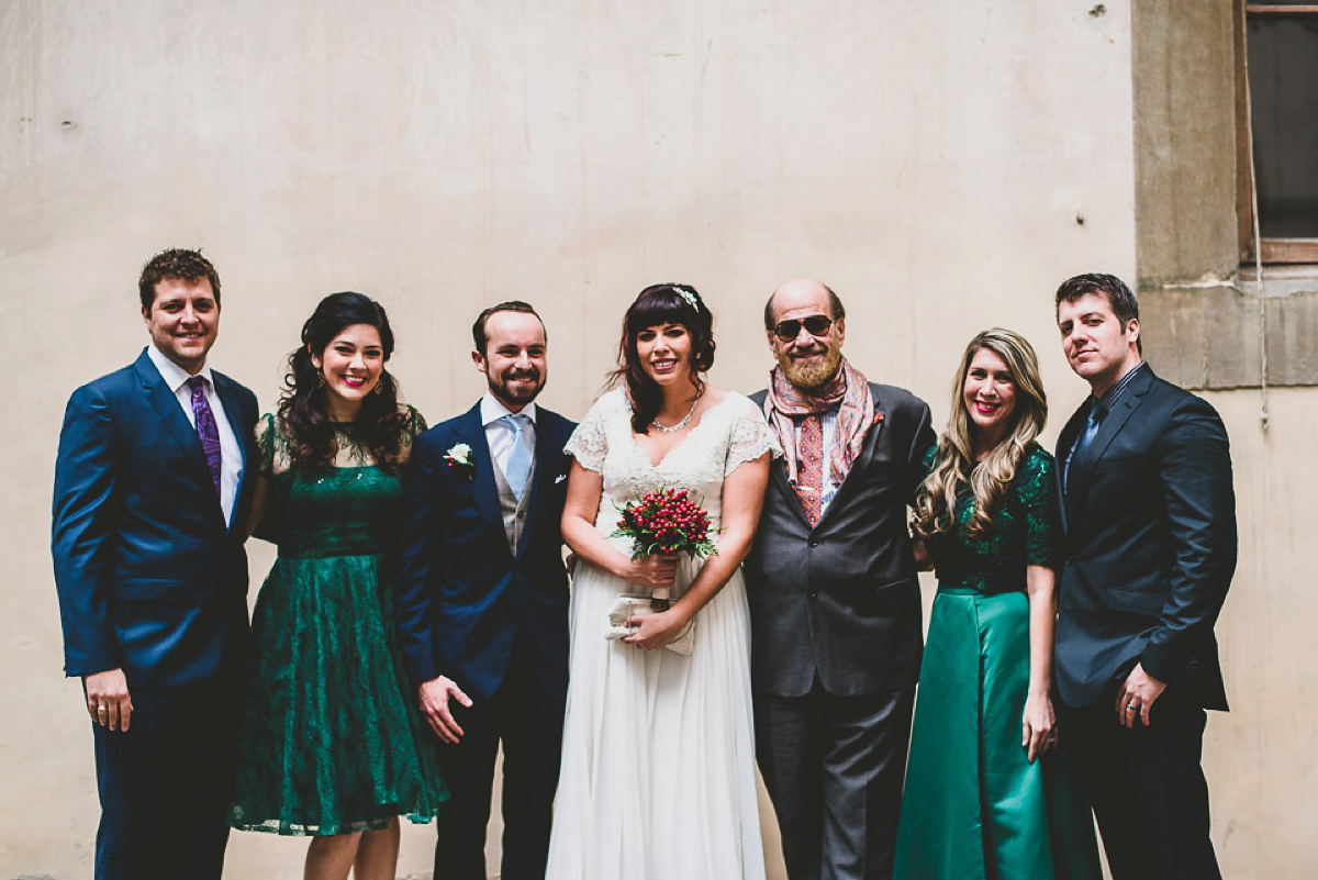 A romantic wedding in Florence.