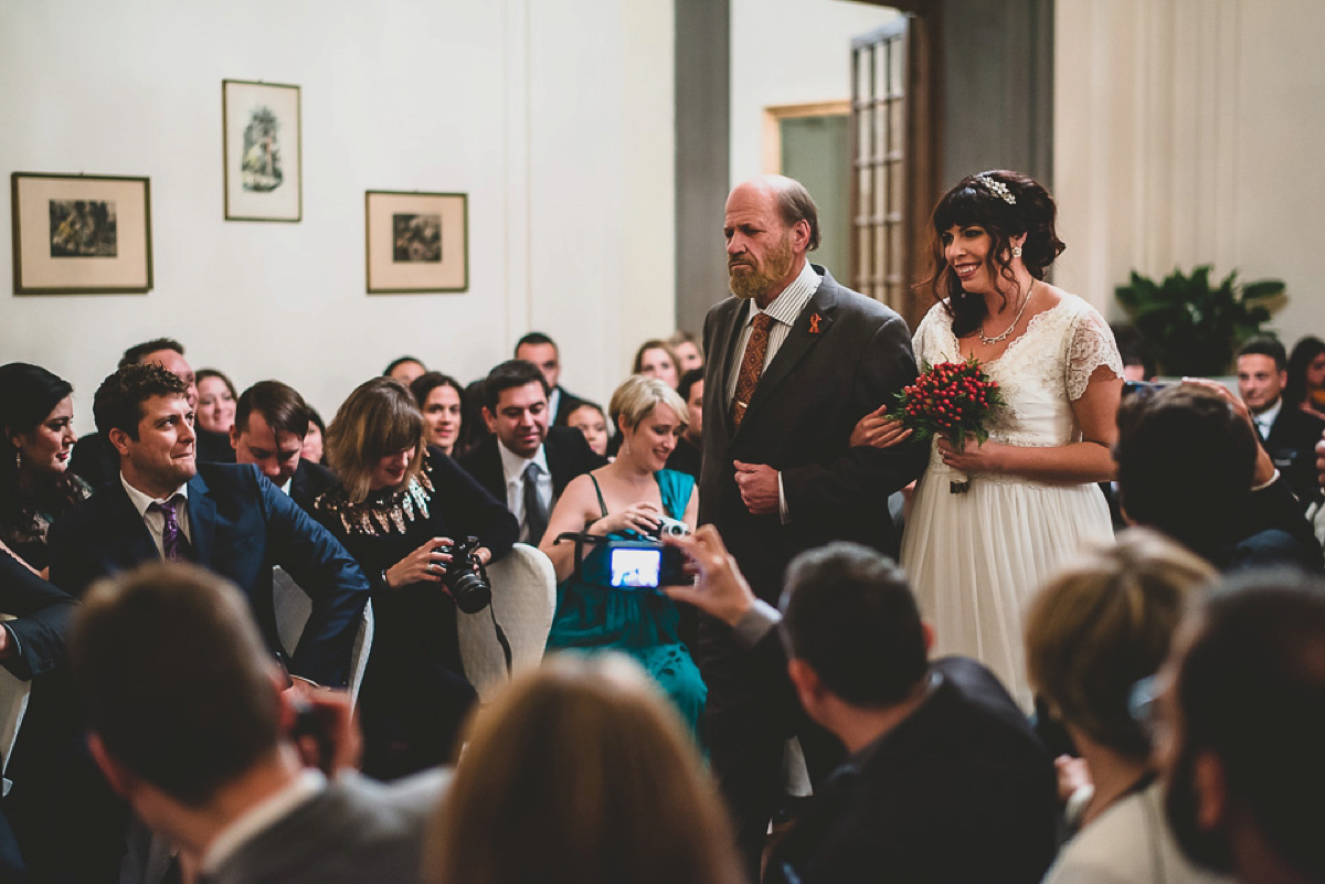 A romantic wedding in Florence.