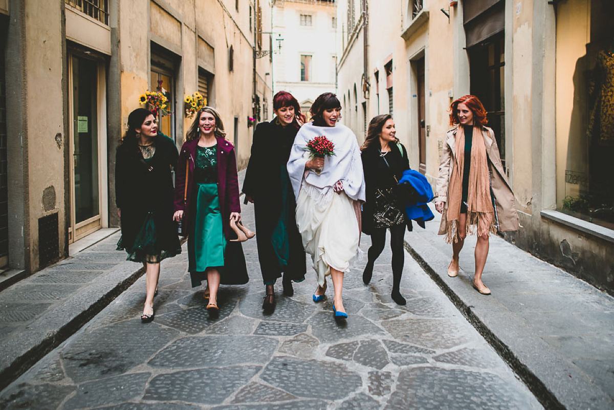 A romantic wedding in Florence.