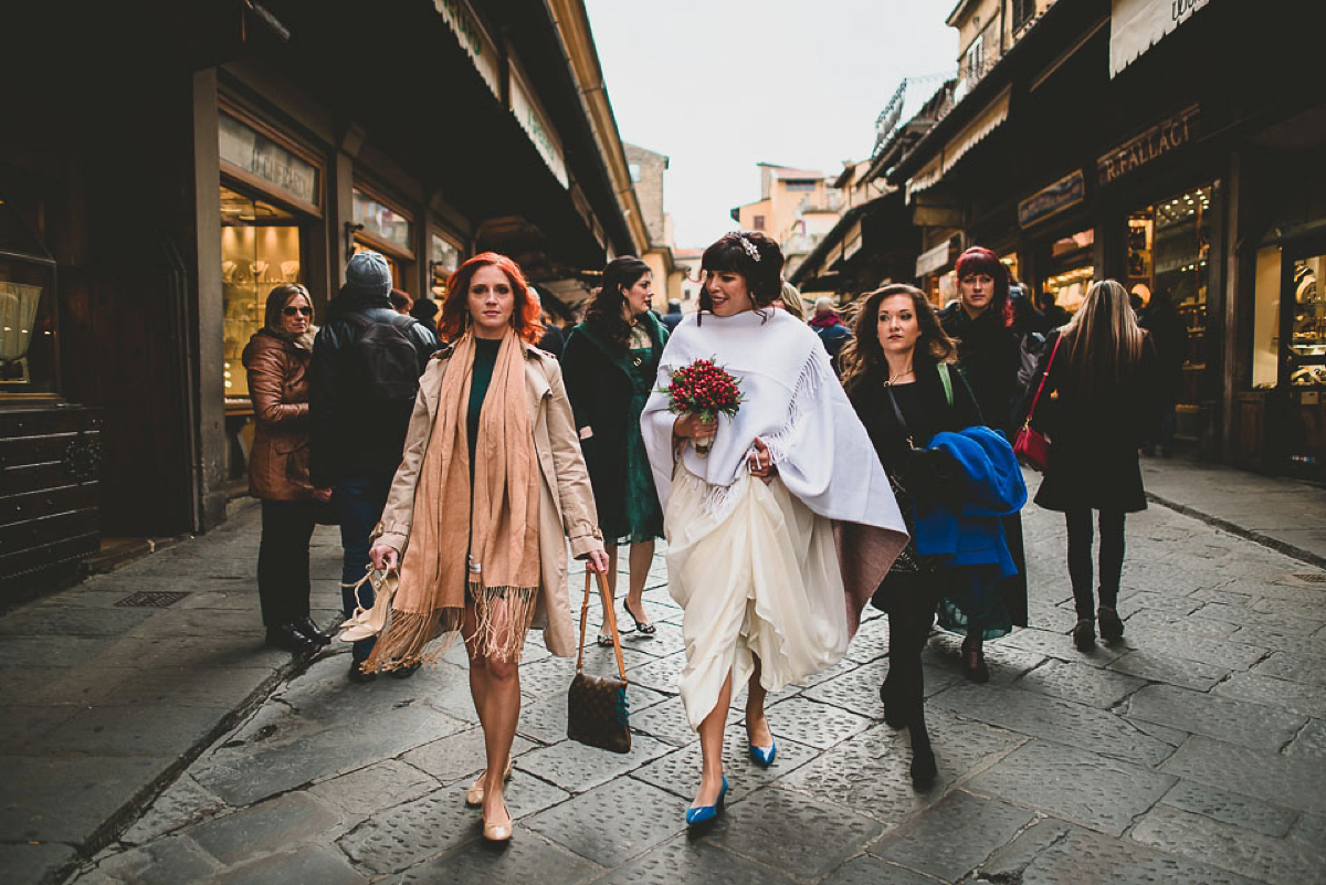 A romantic wedding in Florence.