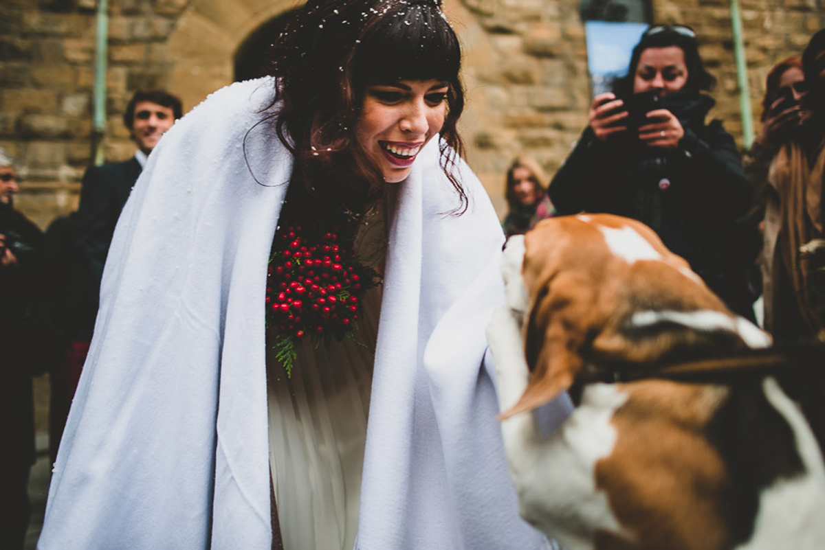 A multicural wedding in Florence, the bride is blogger @girlinflorence. Photography by Francesco Spighi.