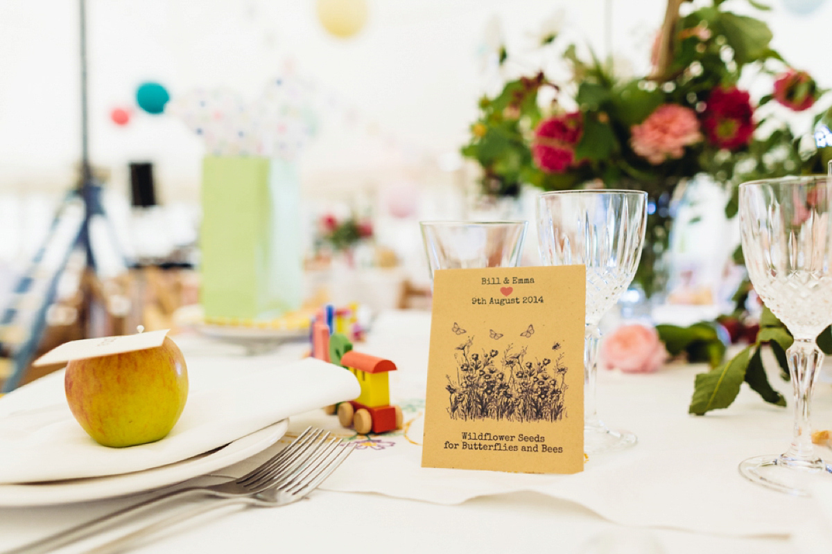 A backless Charlie Brear gown for a festival style tipi wedding in Cornwall. Photography by Lucy Little.