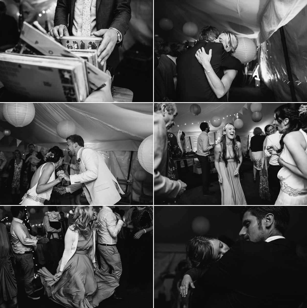 A backless Charlie Brear gown for a festival style tipi wedding in Cornwall. Photography by Lucy Little.