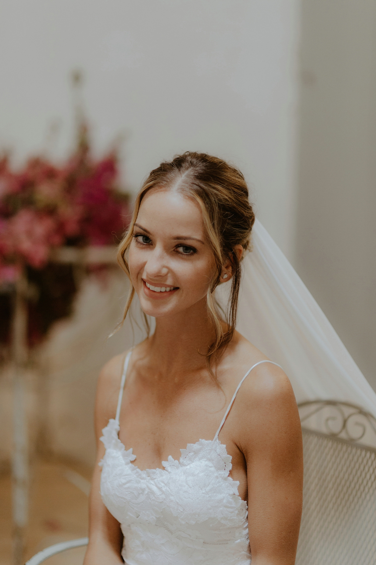 Erica wears a Grace Loves Lace gown for her elegant and bohemian inspired wedding in the south of Italy. Photography by Cinzia Bruschini.