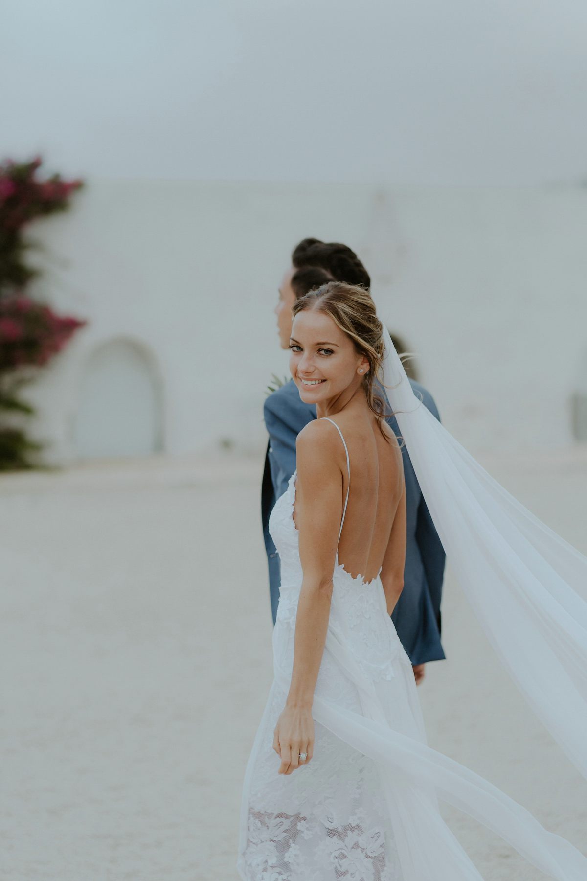 Backless Lace Wedding Dress, Vancouver Boho Brides