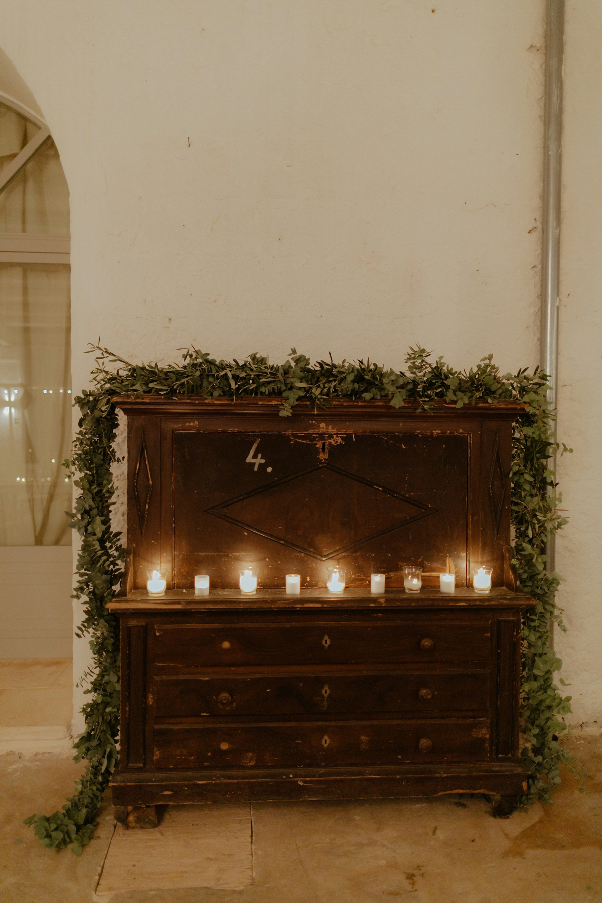 Erica wears a Grace Loves Lace gown for her elegant and bohemian inspired wedding in the south of Italy. Photography by Cinzia Bruschini.