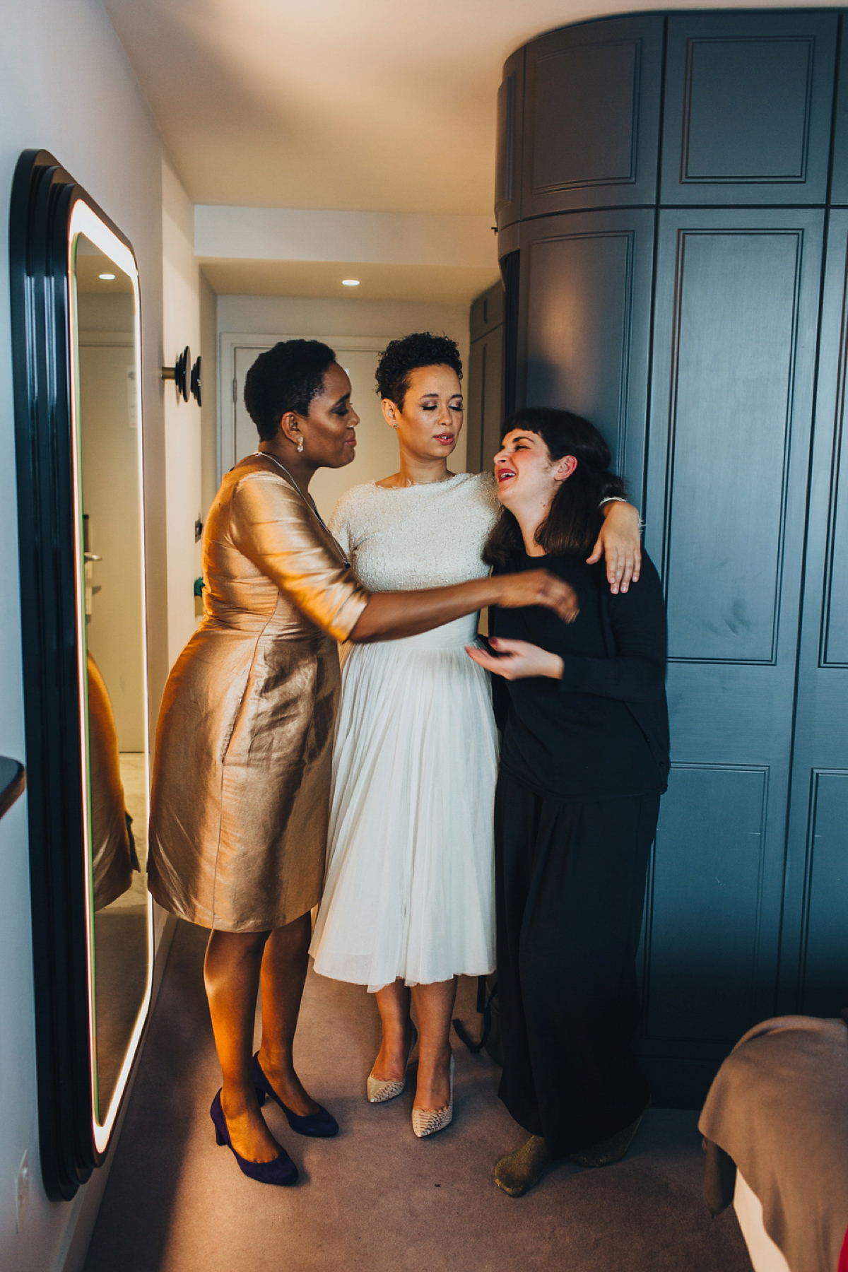 A music and food inspired West Indian inspired same sex wedding in Borough Market, London. Photography by Francesca Secolanova.