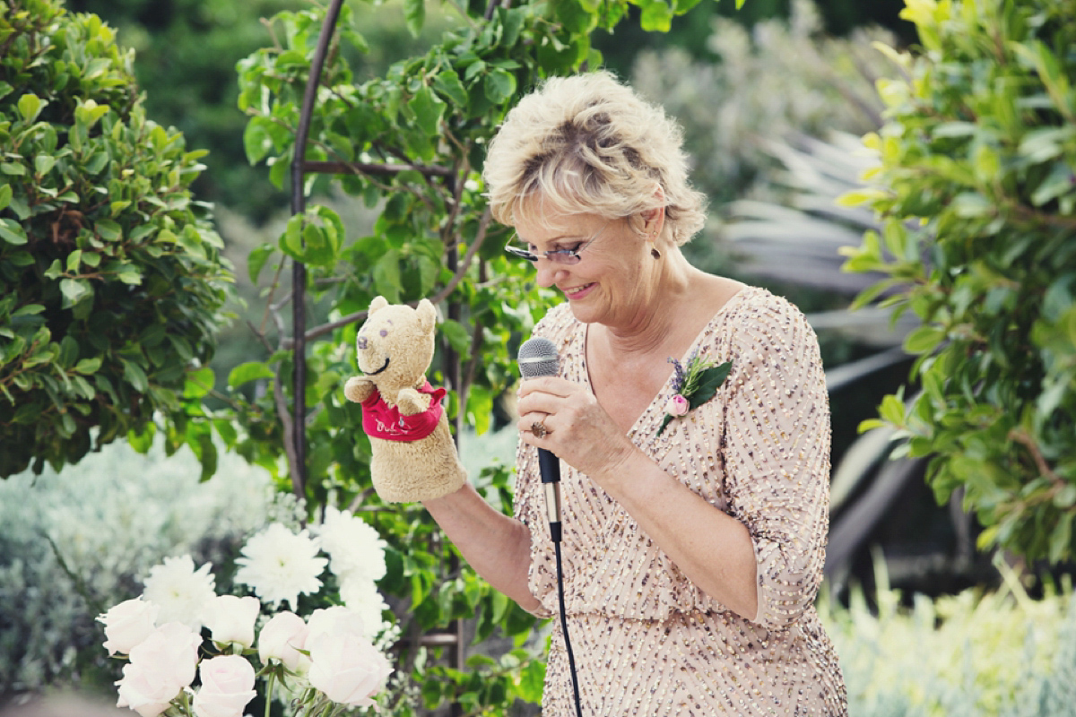 The bride wore Nicole by Jenny Packham for her intimate and relaxed wedding in Spain. Photography by Lisa Jane.