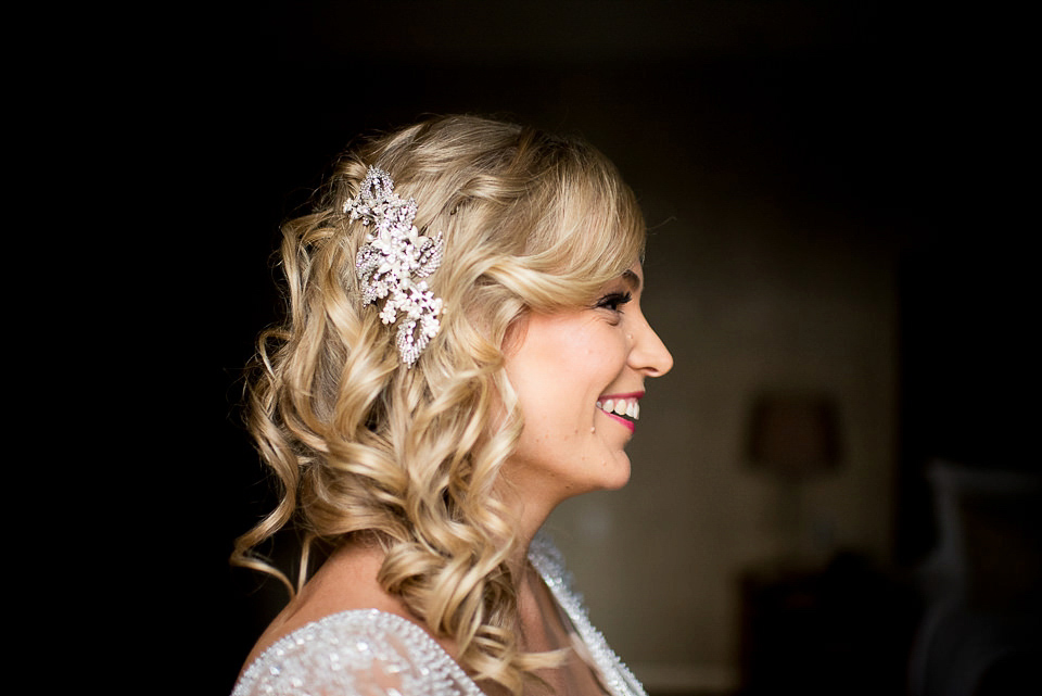 Ettia by Maggie Sottero for a rustic glamour inspired wedding. Images by Gold Hat Photography.