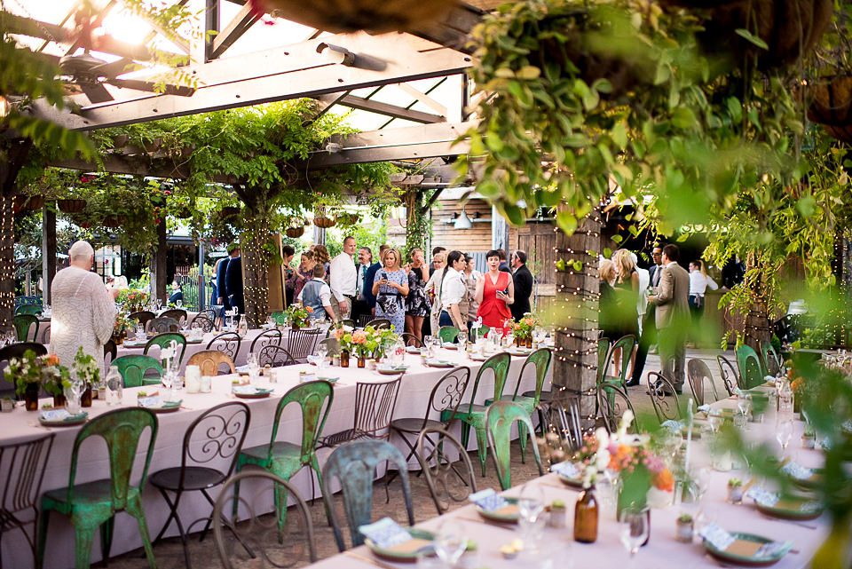 Ettia by Maggie Sottero for a rustic glamour inspired wedding. Images by Gold Hat Photography.