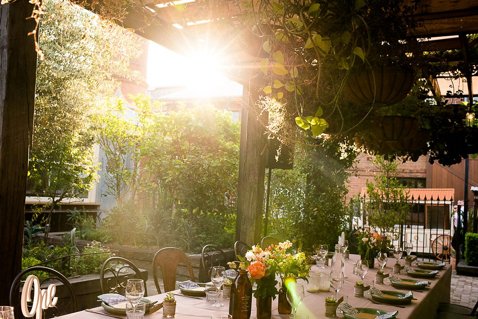 Ettia by Maggie Sottero for a rustic glamour inspired wedding. Images by Gold Hat Photography.