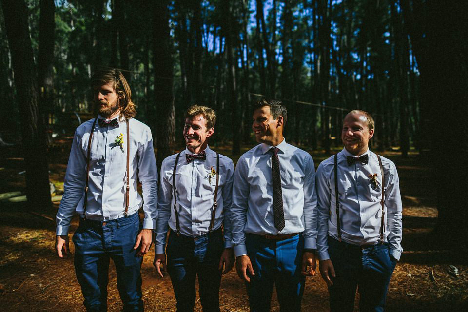 A woodland wedding in Australia. Images by Through The Woods We Ran.