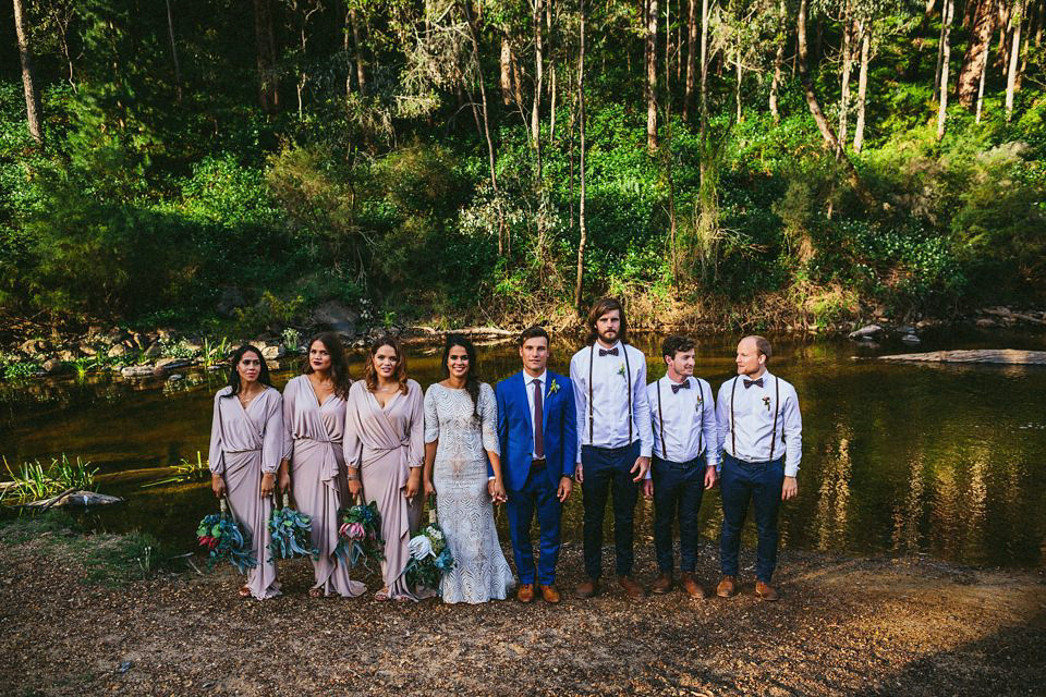 A woodland wedding in Australia. Images by Through The Woods We Ran.