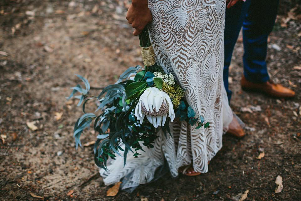 A woodland wedding in Australia. Images by Through The Woods We Ran.