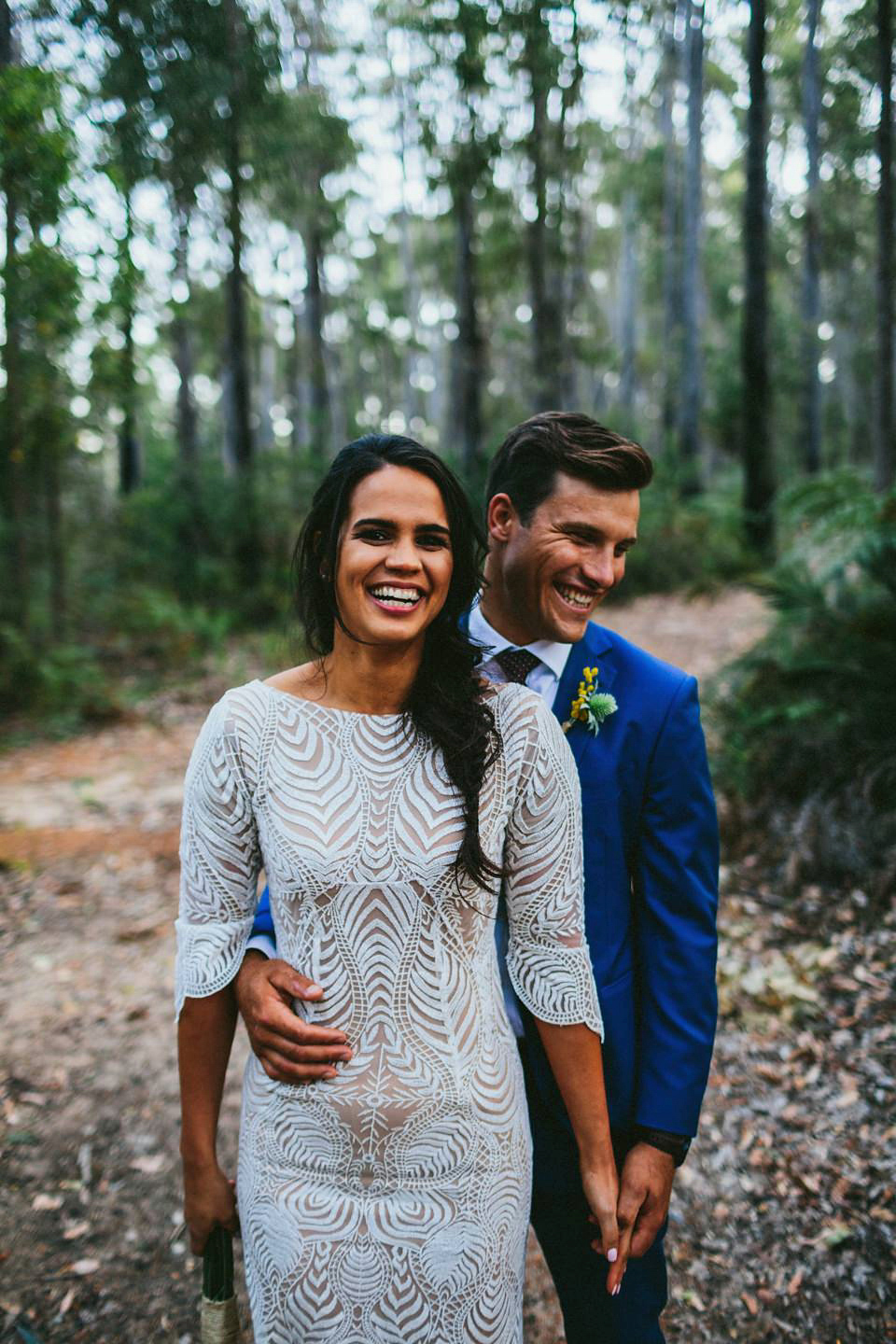 A woodland wedding in Australia. Images by Through The Woods We Ran.