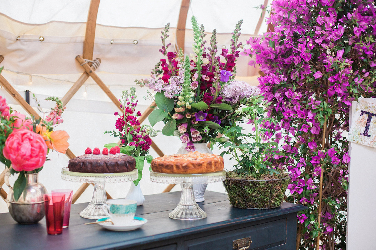 Natural Beauty - a free spirited styled shoot by Wedding Yurts, available for hire throughout the UK.