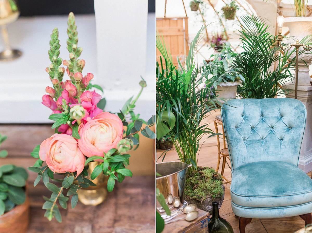 Natural Beauty - a free spirited styled shoot by Wedding Yurts, available for hire throughout the UK.