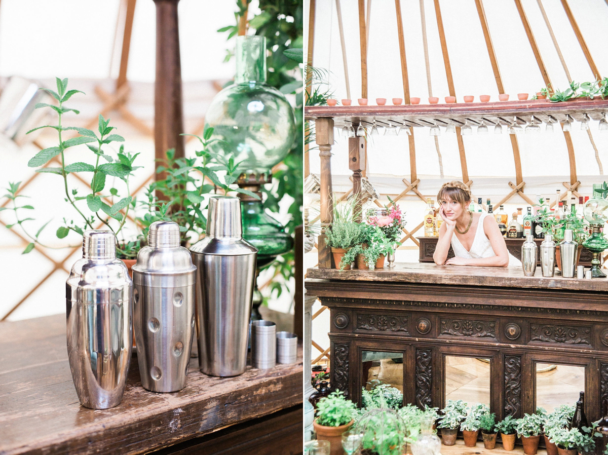 Natural Beauty - a free spirited styled shoot by Wedding Yurts, available for hire throughout the UK.