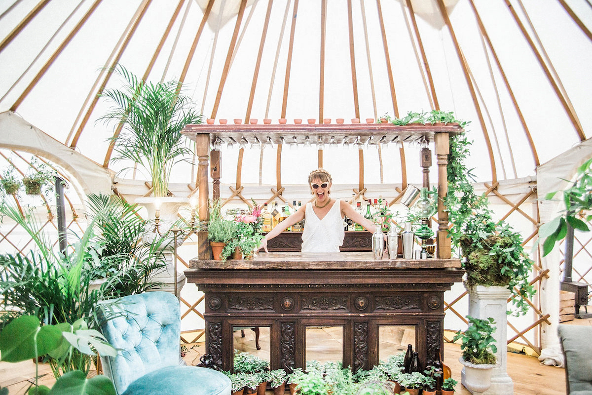 Natural Beauty - a free spirited styled shoot by Wedding Yurts, available for hire throughout the UK.