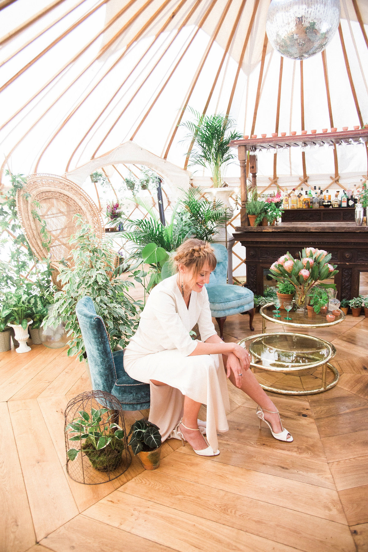 Natural Beauty - a free spirited styled shoot by Wedding Yurts, available for hire throughout the UK.