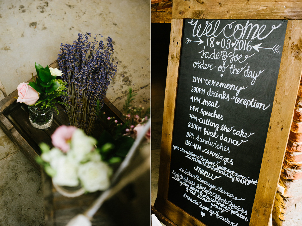 Jade wore a leather jacket with her Allure Bridals gown. Photography by Ed Godden.