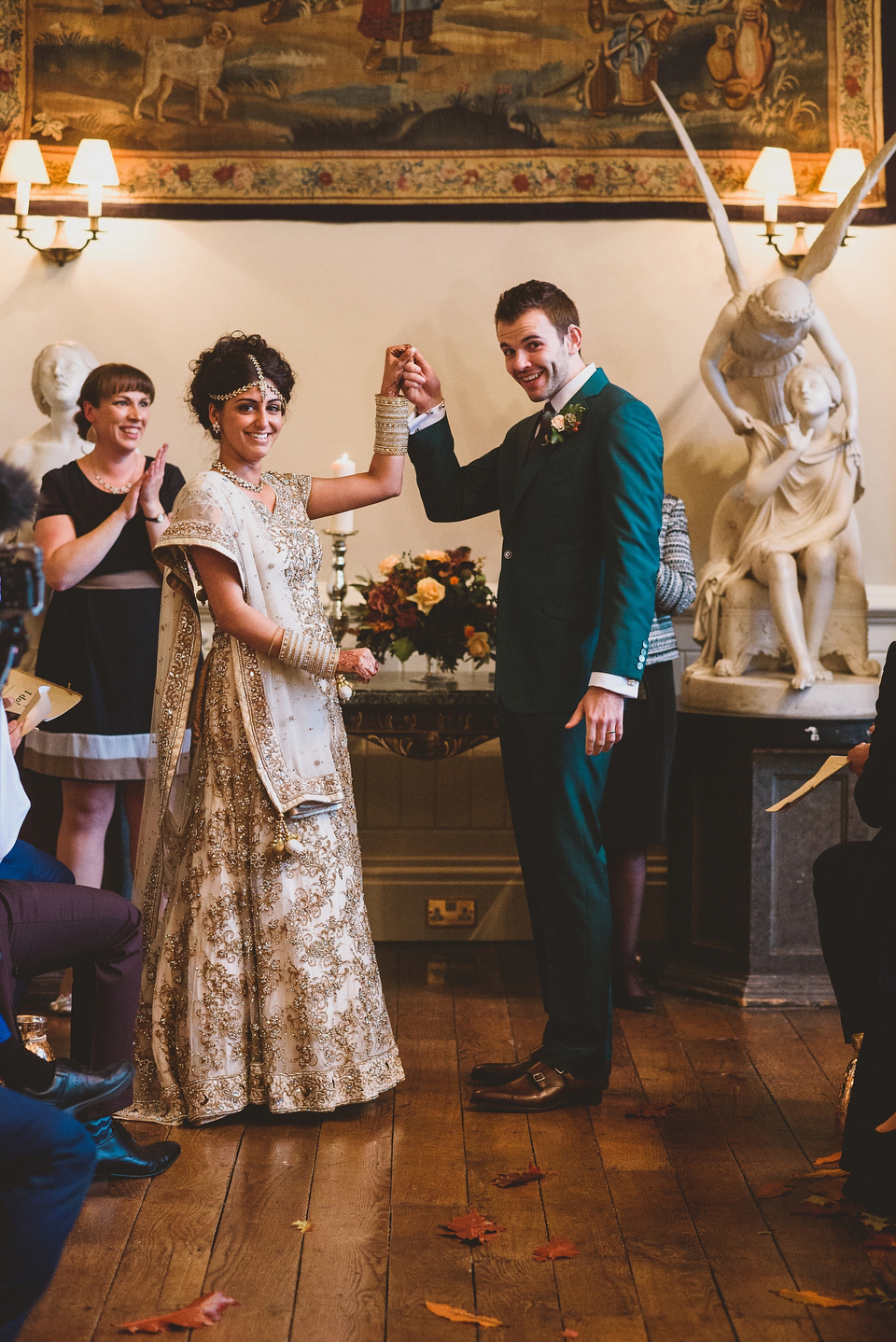 An Autumnal Anglo-Indian fusion wedding in the Cotswolds. Photography by Jackson & Co.