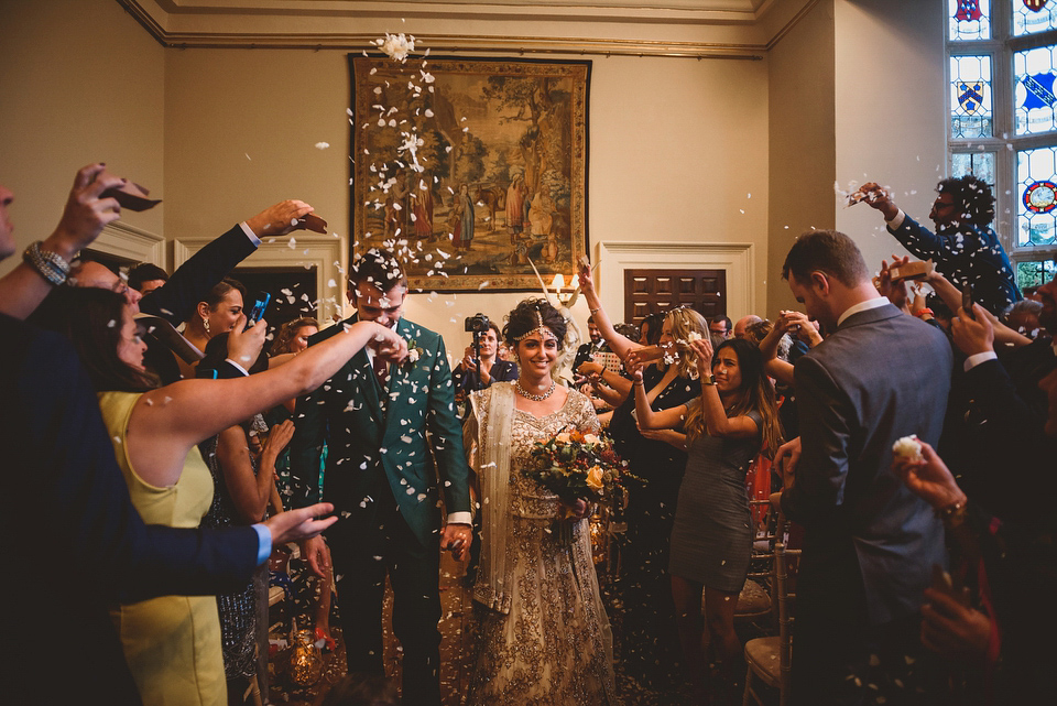 An Autumnal Anglo-Indian fusion wedding in the Cotswolds. Photography by Jackson & Co.