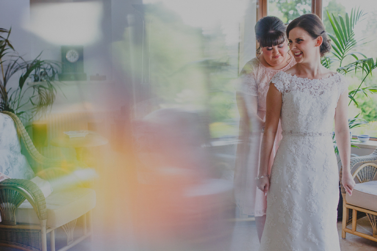 Lucy wore a Mori Lee gown for her romantic Summer wedding. Photography by Loveseen.