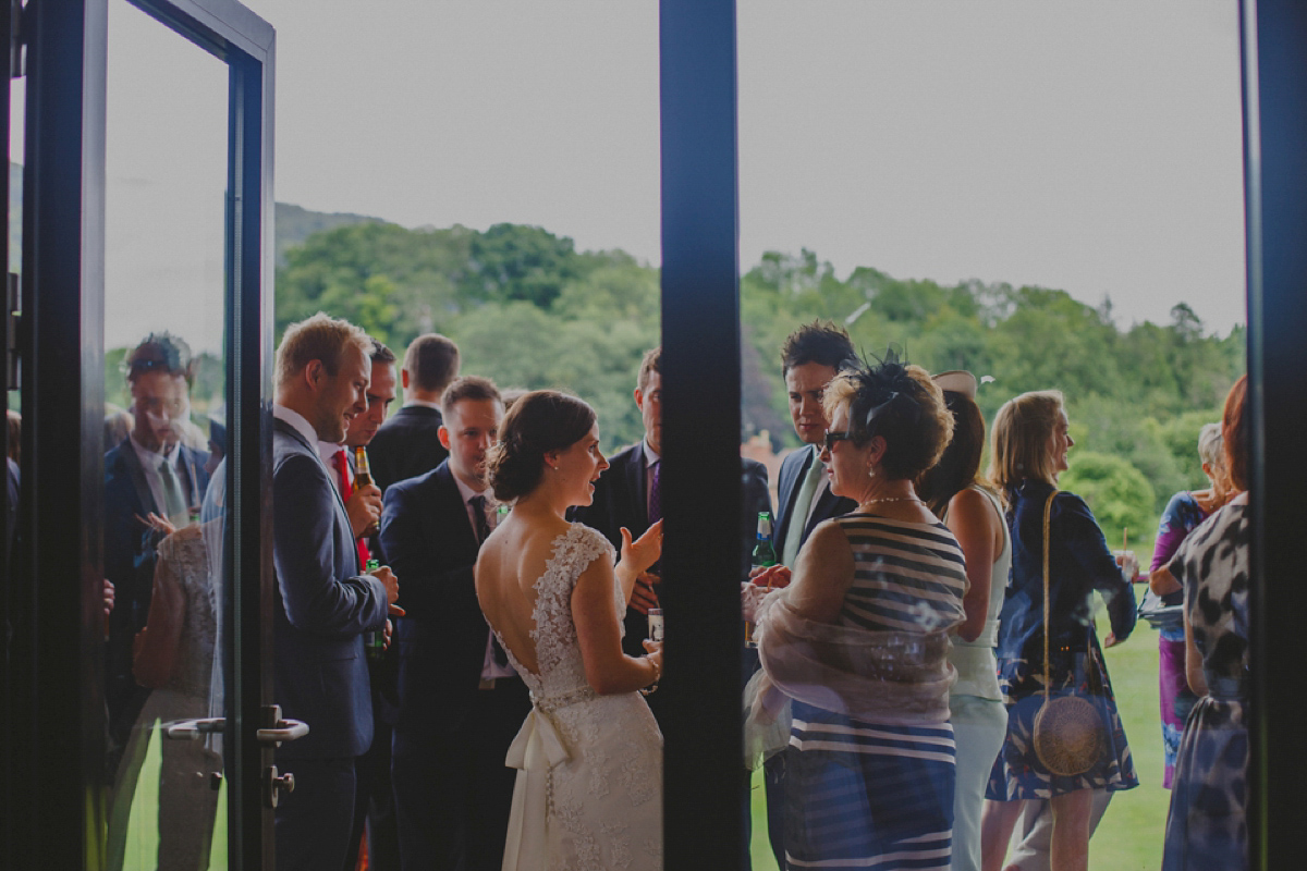 Lucy wore a Mori Lee gown for her romantic Summer wedding. Photography by Loveseen.