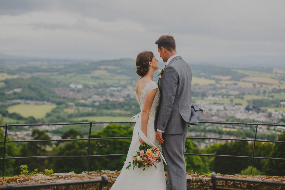 Lucy wore a Mori Lee gown for her romantic Summer wedding. Photography by Loveseen.