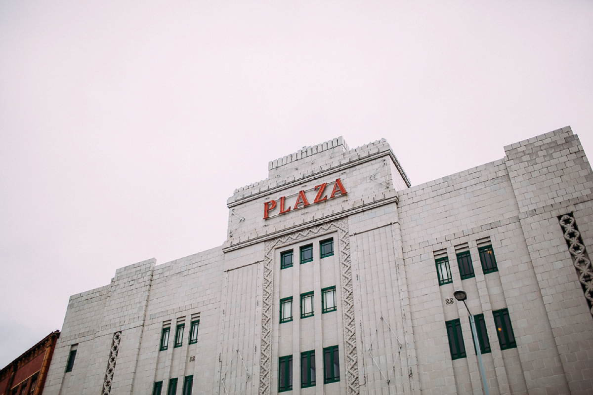 A Black tie cinema wedding. Photography by Emilie May.