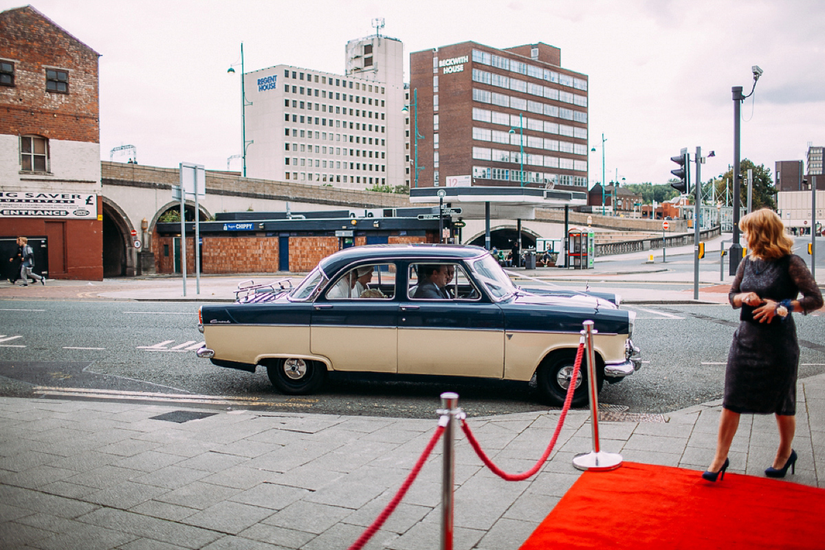 A Black tie cinema wedding. Photography by Emilie May.