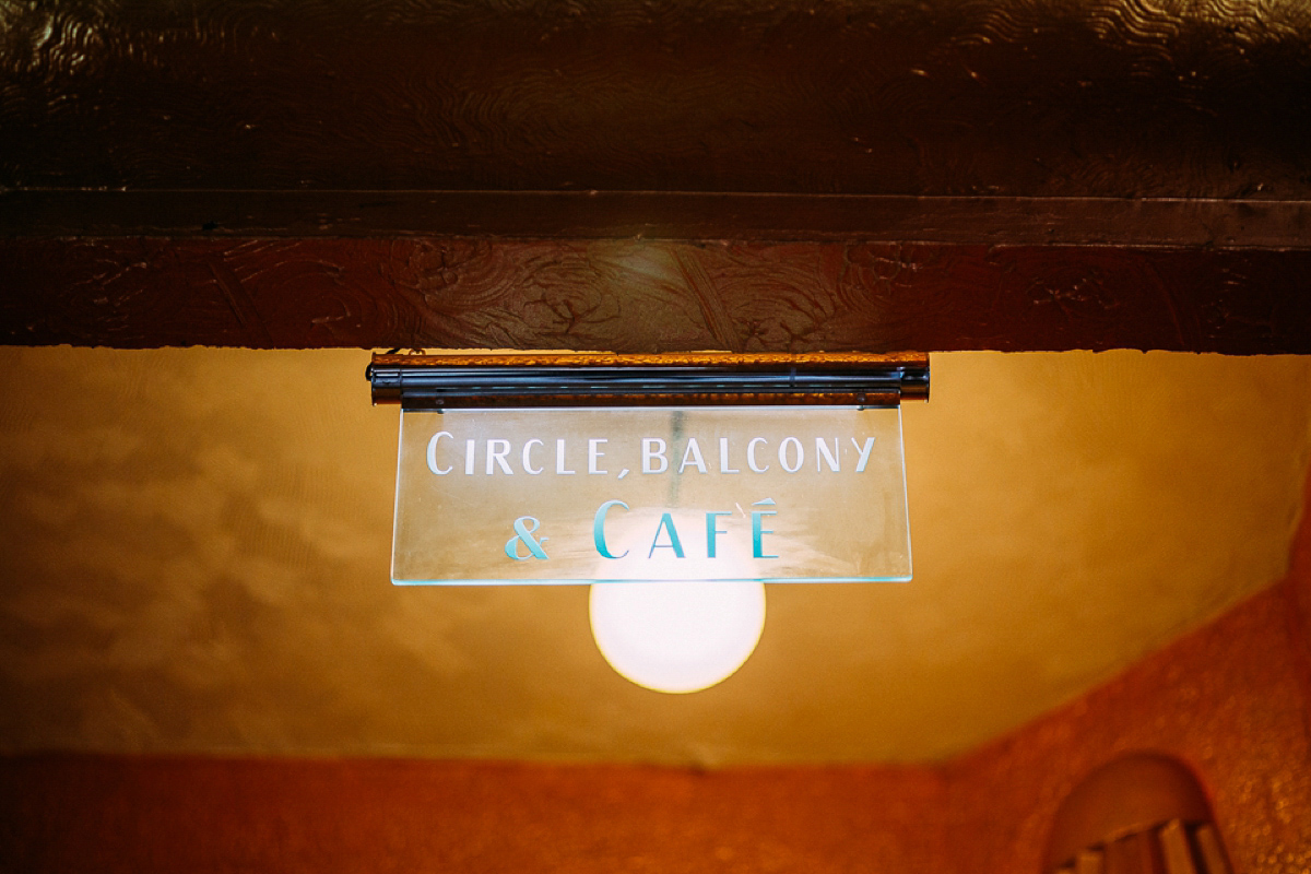 A Black tie cinema wedding. Photography by Emilie May.