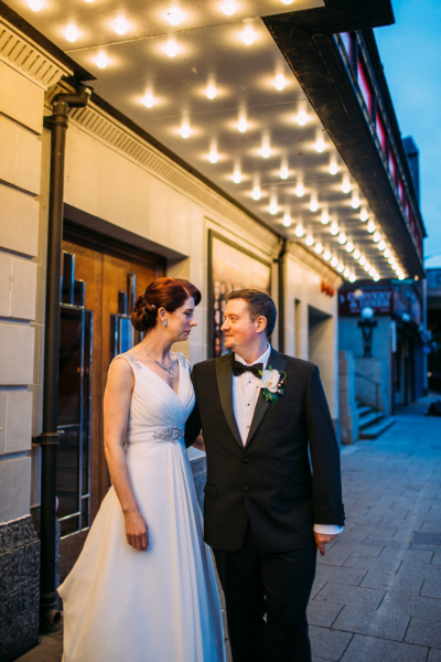 A Black Tie Cinema Wedding