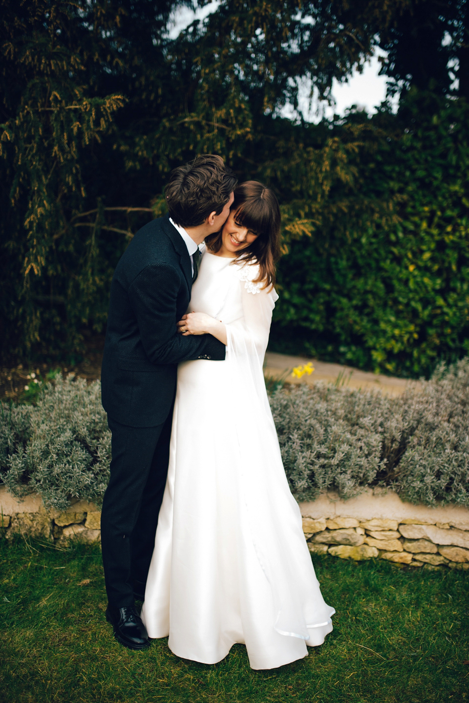 Two ceremonies and a second hand dress for a relaxed and informal family garden wedding. Photography by Dan Walker. Two ceremonies and a second hand dress for a relaxed and informal family garden wedding. Photography by Dan Walker.