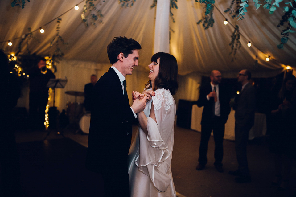 Two ceremonies and a second hand dress for a relaxed and informal family garden wedding. Photography by Dan Walker. Two ceremonies and a second hand dress for a relaxed and informal family garden wedding. Photography by Dan Walker.