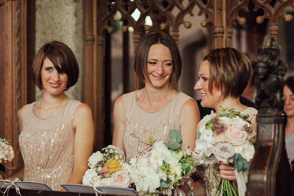 A Suzanne Neville gown for a relaxed and elegant garden wedding. Styled by Blue Fizz events.