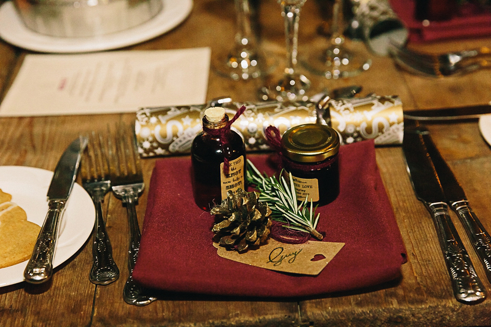 A Suzanne Neville gown for a 1940's Goodwood Vintage inspired winter wedding. Images by Eclection Photography.