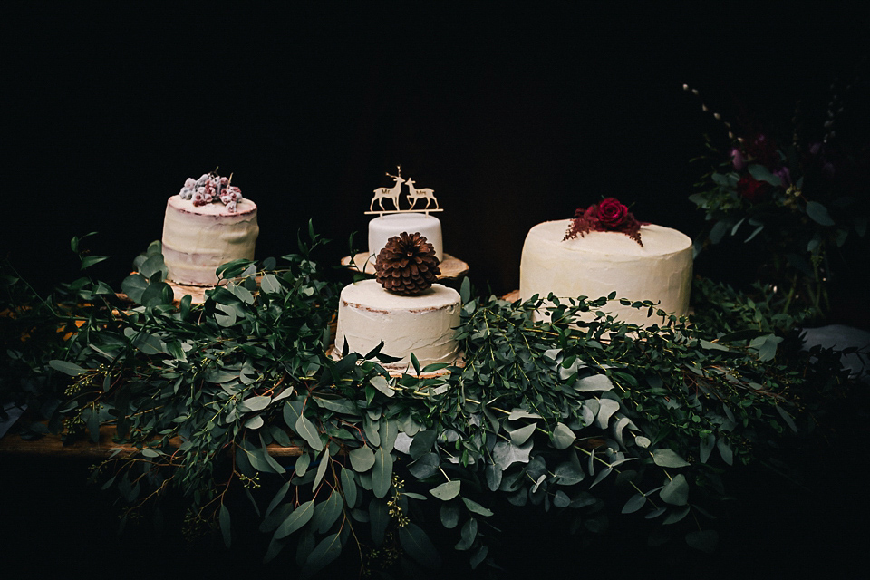 A Suzanne Neville gown for a 1940's Goodwood Vintage inspired winter wedding. Images by Eclection Photography.