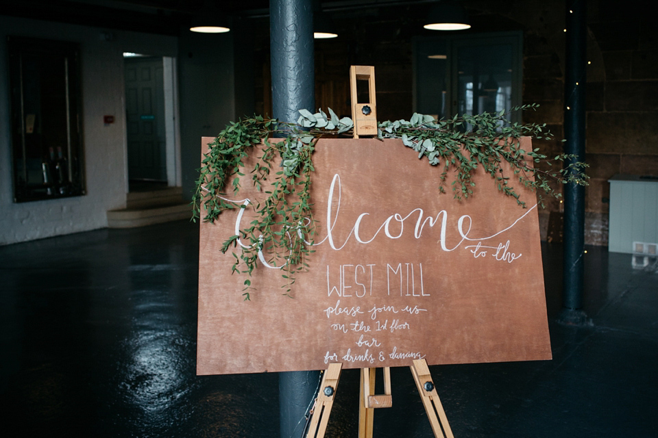 An industrial and geometric inspired wedding in Scotland. Photography by Caro Weiss.
