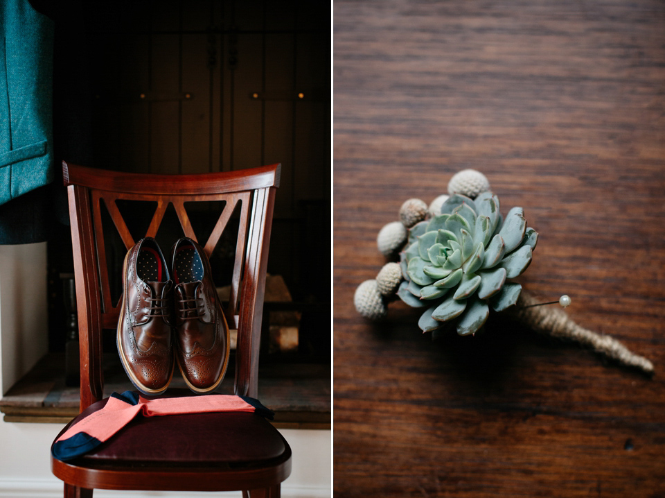 An industrial and geometric inspired wedding in Scotland. Photography by Caro Weiss.